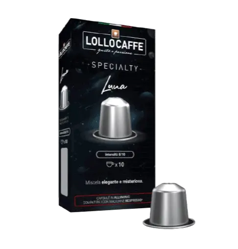 Алуминиеви капсули Lollo Caffè Specialty Miscela Luna съвместими с Nespresso 10 бр.