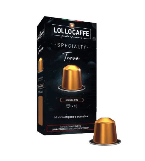 Алуминиеви капсули Lollo Caffè Specialty Miscela Terra съвместими с Nespresso 10 бр.