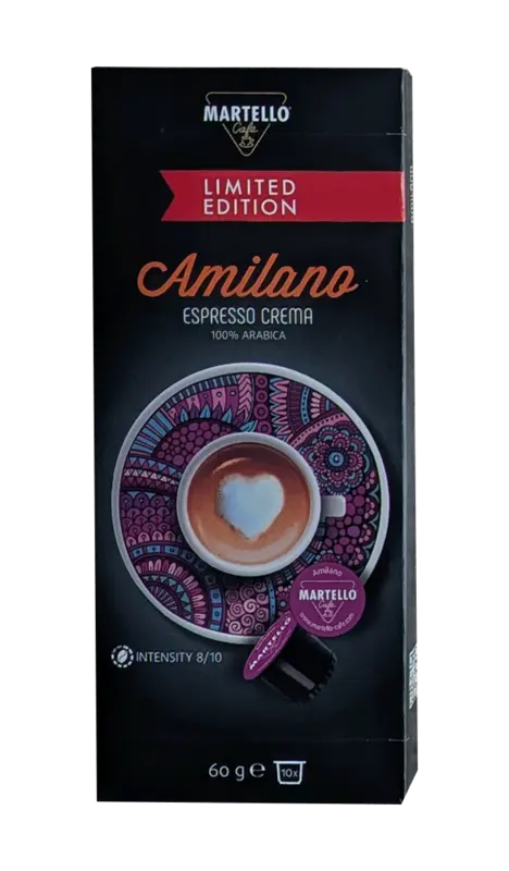 Кафе капсули Martello CAFÉ AMILANO / Амилано, 10 бр.
