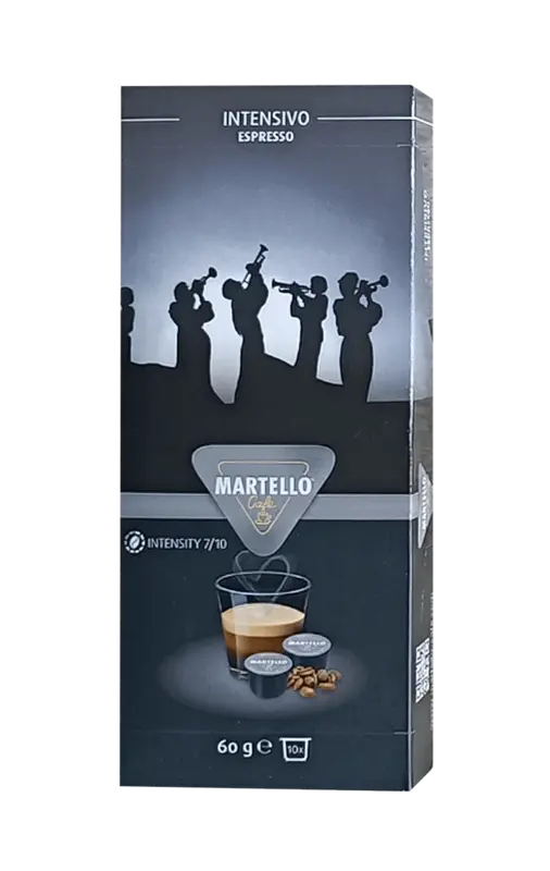 Кафе капсули Martello INTENSIVO / Интензивно, 10 бр.