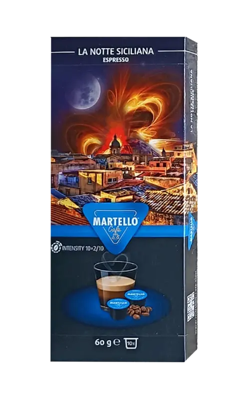 Кафе капсули Martello LA NOTTE SICILIANA / Сицилианска нощ, 10 бр.