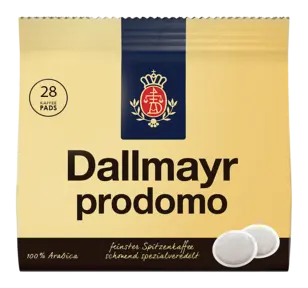 Кафе филтри Dallmayr Prodomo 100% Арабика 28 бр. - 62 мм