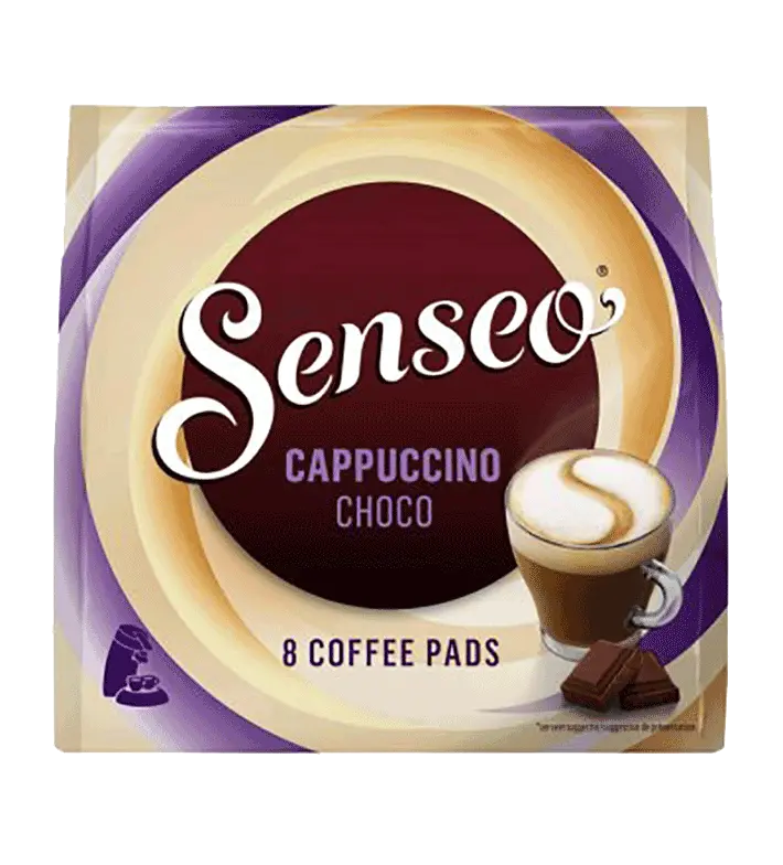 Кафе филтри дози Senseo Cappuccino Choco 8 бр. - 62 мм