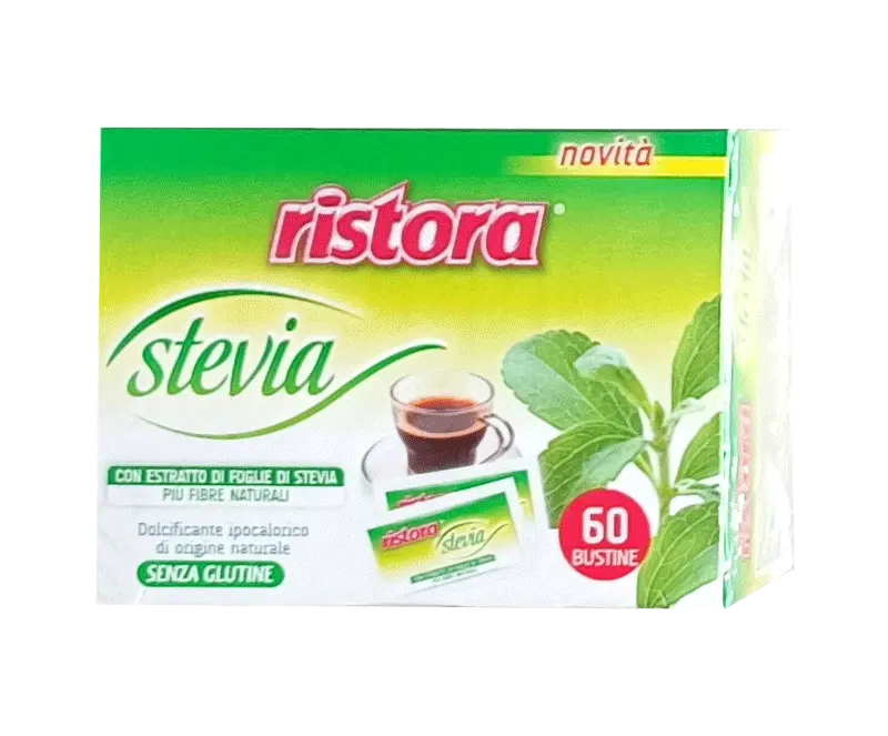 Ниско калоричен подсладител Стевия Ristora 60 пакетчета