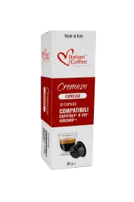 Капсули за кафе Italian Coffee Cremoso 10 бр. система Caffitaly