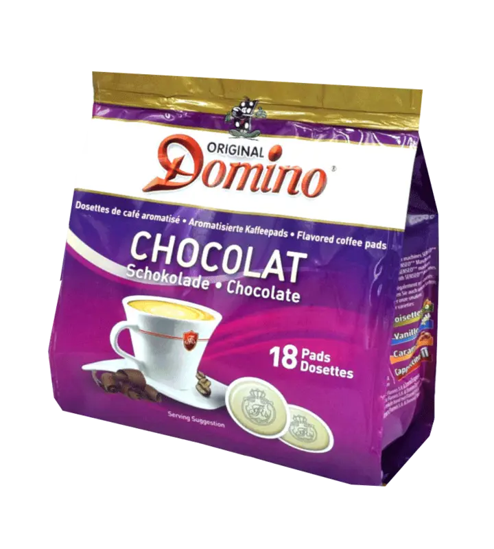 Кафе филтри дози Domino кафе с шоколад 18 бр. - 62 мм