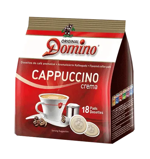 Кафе филтри дози Domino капучино 18 бр. - 62 мм