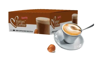 Капсули Italian Coffee Maraviglia капучино с вкус на лешник съвместими с Lavazza Espresso Point 25 бр.