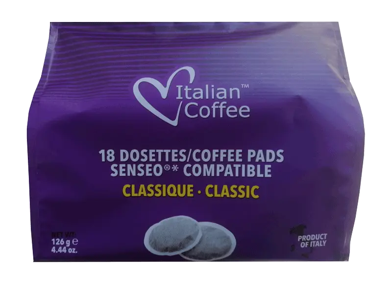 Кафе филтри дози Italian Coffee Classico 18 бр. - 62 мм