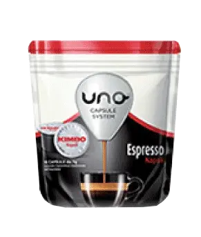 Кафе капсули Kimbo Napoli съвместими с UNO система на Illy и Kimbo, 16 бр.