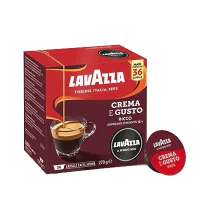 Кафе капсули Lavazza Crema e Gusto Ricco A Modo Mio 36 бр.
