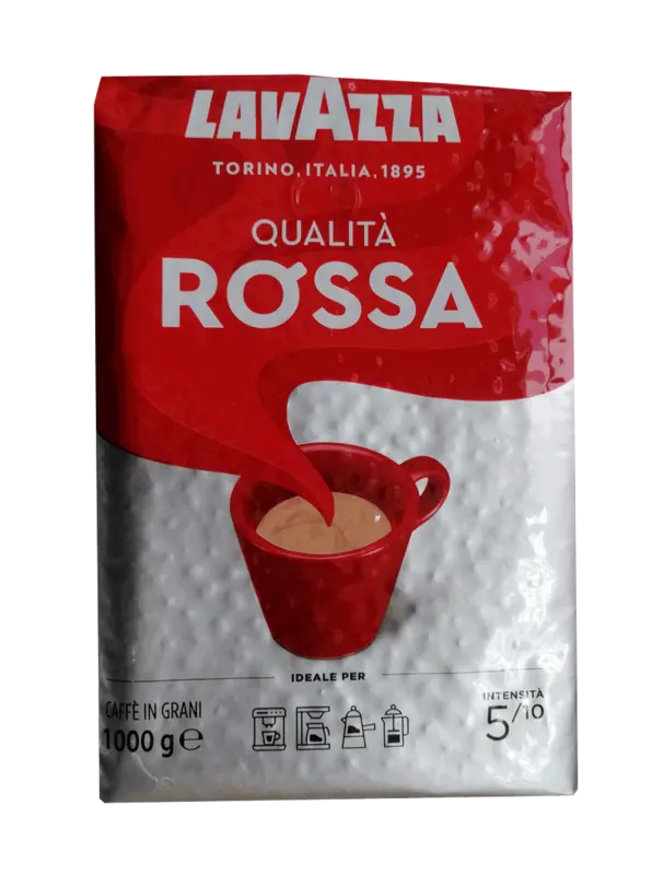 Кафе на зърна Lavazza Qualità Rossa, 1 кг