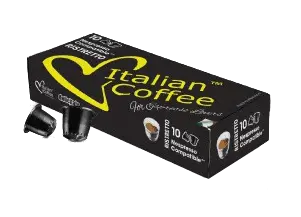 Капсули за кафе Italian Coffee Ristretto съвместими с Nespresso 10 бр.