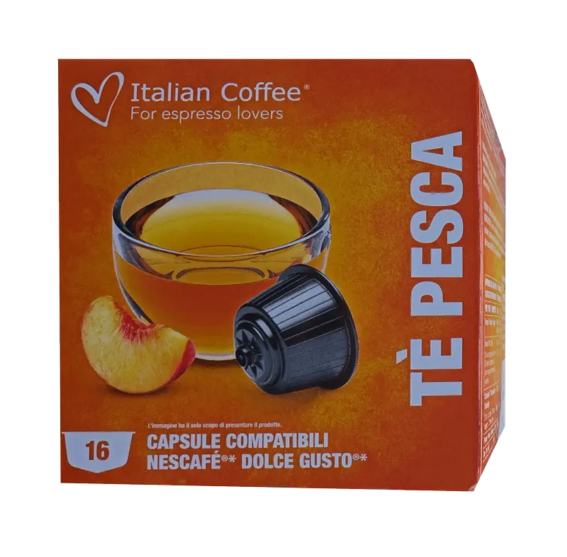 Капсули Italian Coffee чай праскова съвместими с Nescafe Dolce Gusto 16 бр.