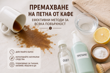 Премахване на петна от кафе: Изпитани методи за всяка повърхност