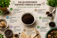 Не изхвърляйте утайката от кафе - практични и екологични идеи